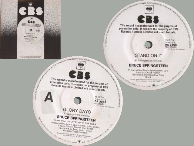 Bruce Springsteen - GLORY DAYS / STAND ON IT